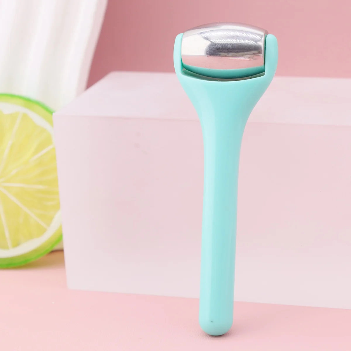 Ice Eye Roller, Cooling Stainless Steel Eye Massage Stick for Puffiness & Dark Circles, Skin Care Beauty Tool