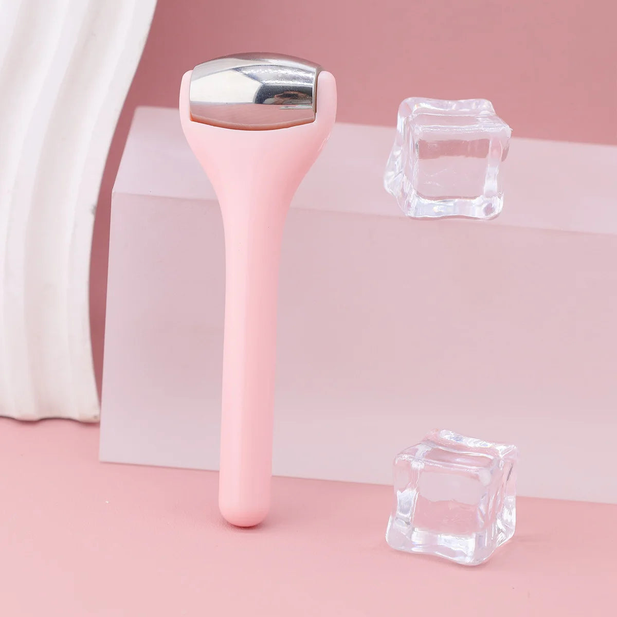 Ice Eye Roller, Cooling Stainless Steel Eye Massage Stick for Puffiness & Dark Circles, Skin Care Beauty Tool