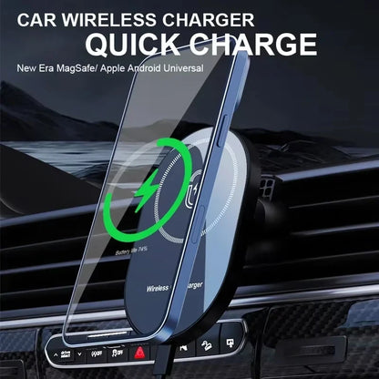 15W Magnetic Car Wireless Chargers Air Vent Phone Holder for Magsafe Iphone 17 16 15 14 13 12 Pro Max Car Fast Charging Stand
