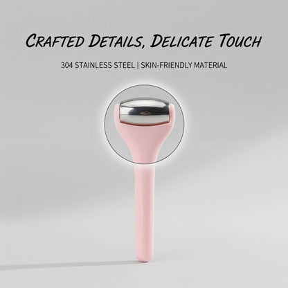 Ice Eye Roller, Cooling Stainless Steel Eye Massage Stick for Puffiness & Dark Circles, Skin Care Beauty Tool
